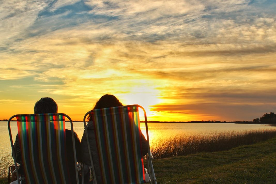 atardecer en chascomus