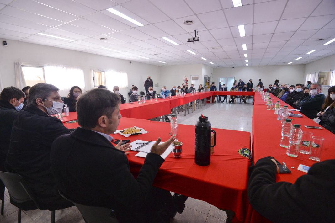 Kicillof con productores