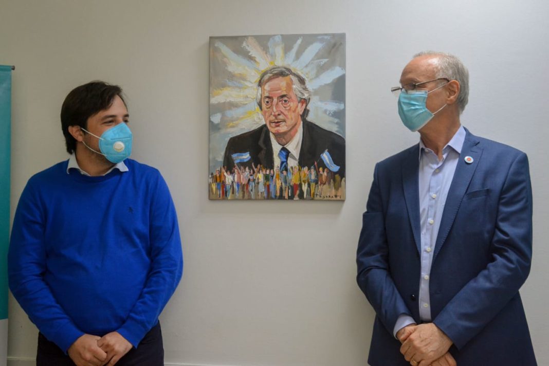 Daniel Gollan junto a Nicolás Kreplak.