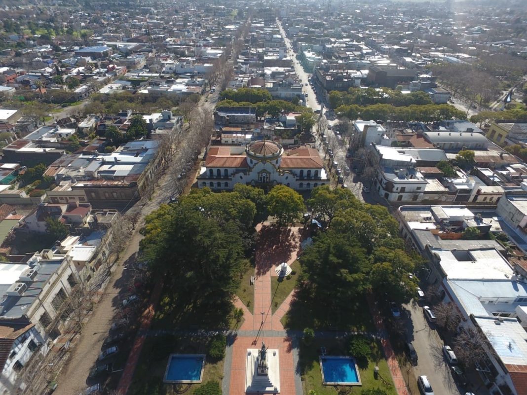 Casco urbano de la ciudad de Chascomús.