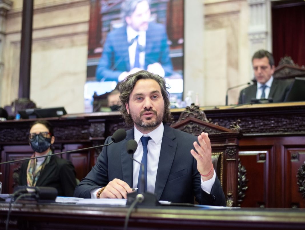 El jefe de Gabinete, Santiago Cafiero.