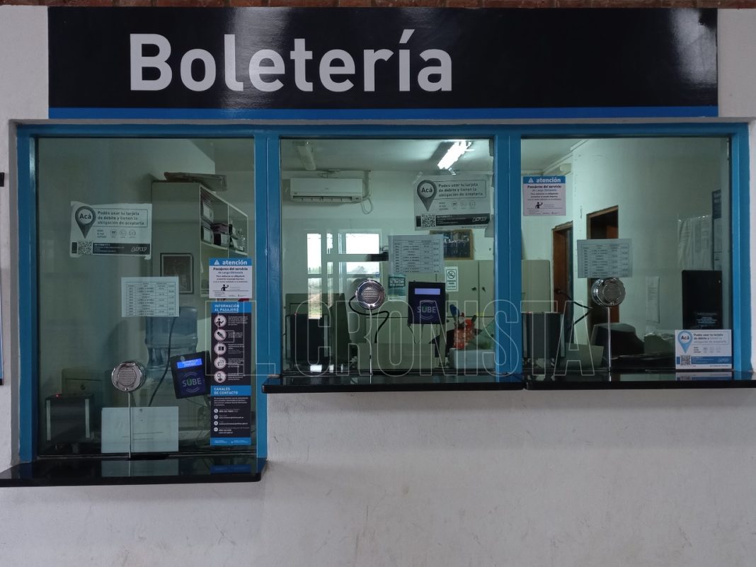 Boletería de la Estación Ferroviaria Chascomús.
